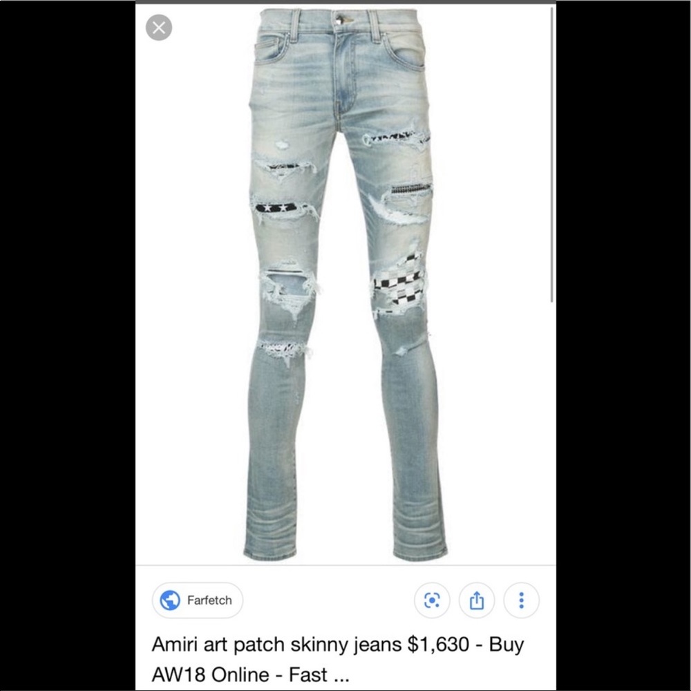 BRAND NEW Mike Amiri Jeans